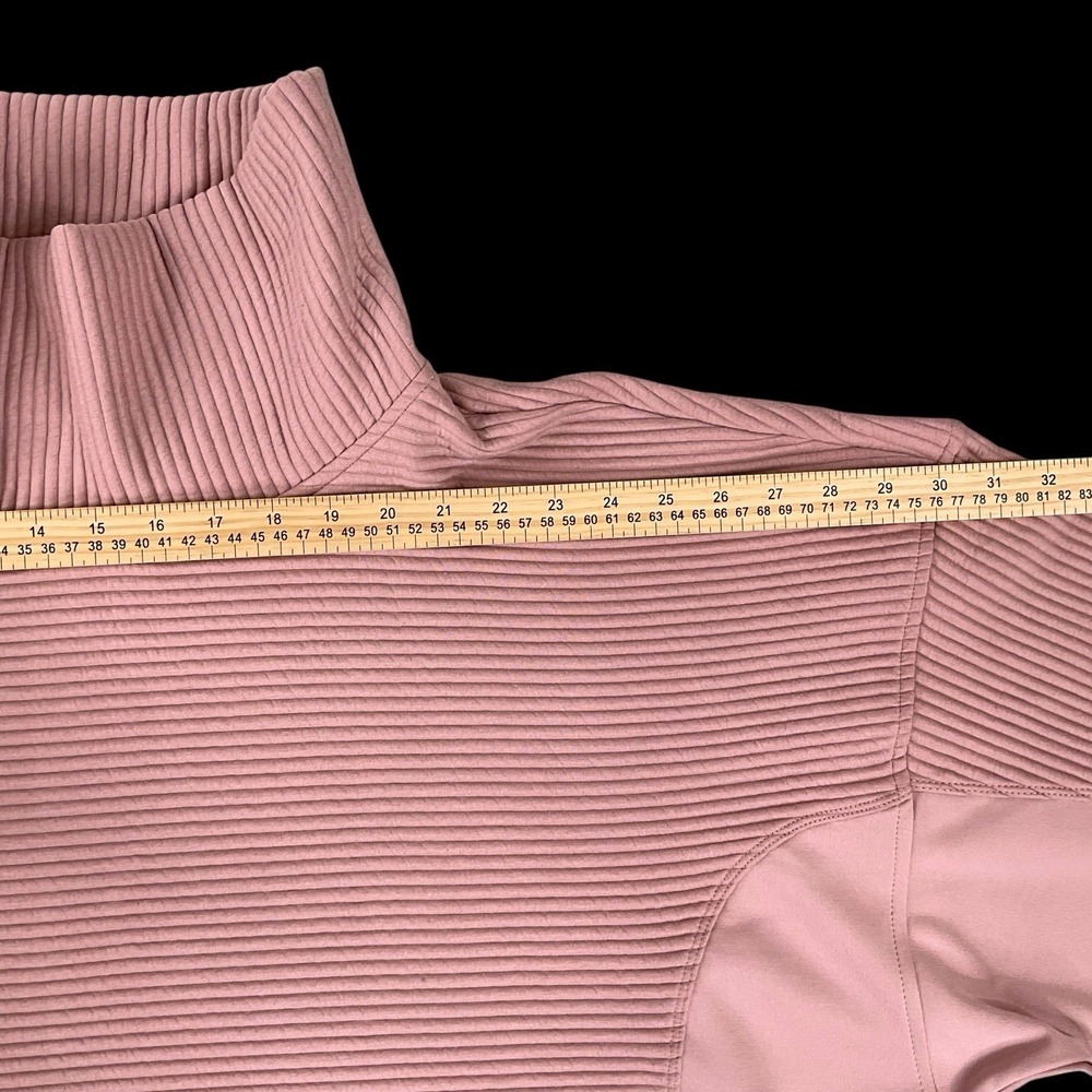 Tahari Sport Sweatshirt Women 3X Pink Long Sleeve Athleisure Side Slits NWT - Picture 10 of 16